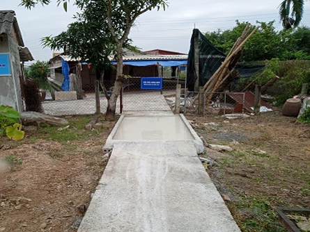 footbath sa gate at bawat pasukan